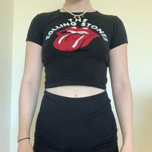 Rolling Stones Crop top